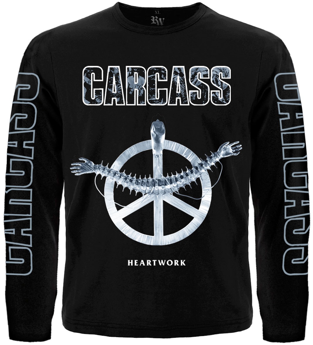 

Футболка с длинным рукавом Rockway Carcass "Heartwork" Черный, Размер, Футболка с длинным рукавом Rockway Carcass "Heartwork" Черный, Размер L