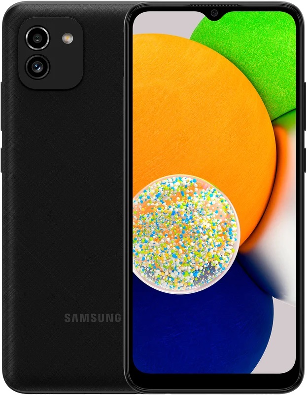 

Мобильный телефон Samsung Galaxy A03 3/32GB Black (SM-A035FZKDSEK)