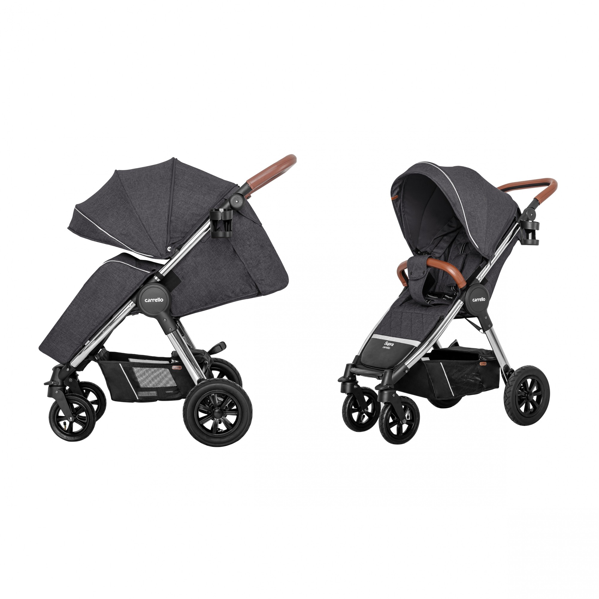 

Прогулянкова коляска CARRELLO Supra CRL-5510 Solid Grey