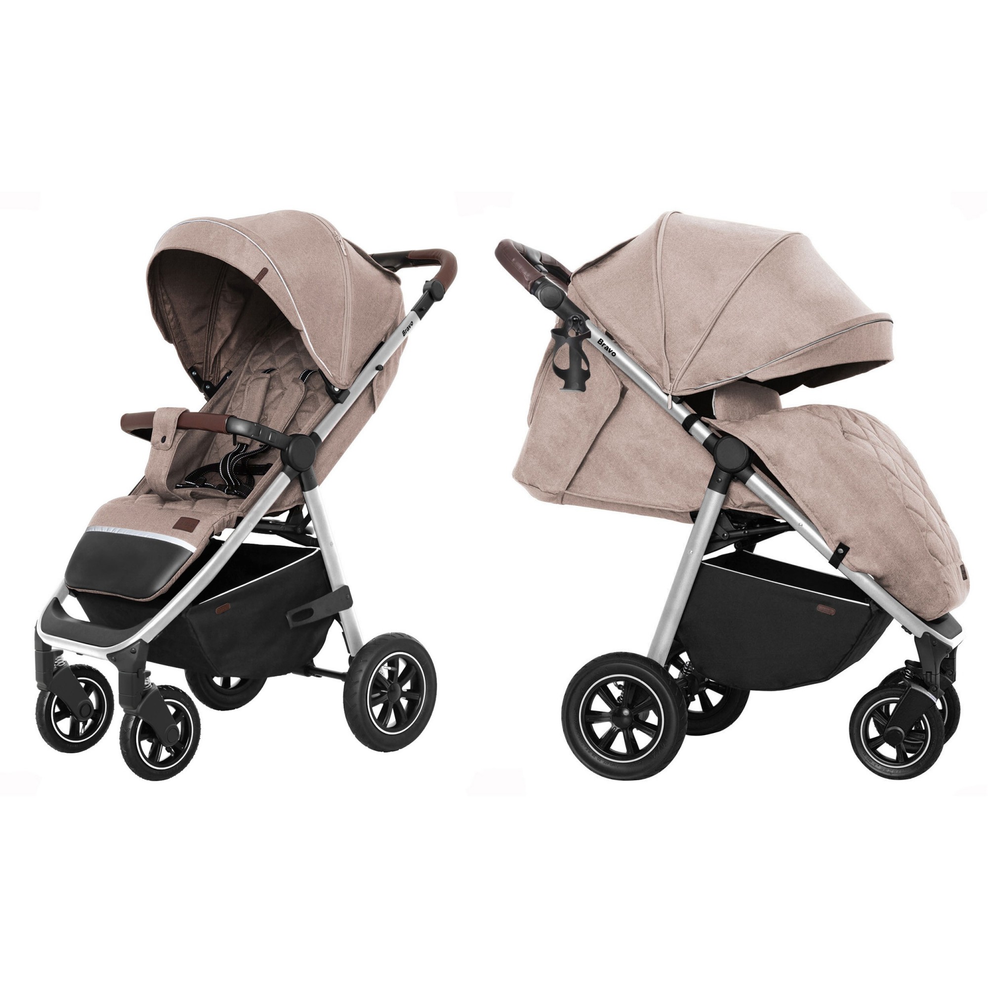

Прогулянкова коляска CARRELLO Bravo CRL-5512 Linen Beige