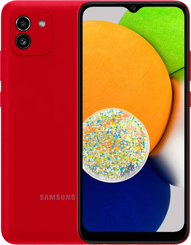 

Мобильный телефон Samsung Galaxy A03 3/32GB Red (SM-A035FZRDSEK)