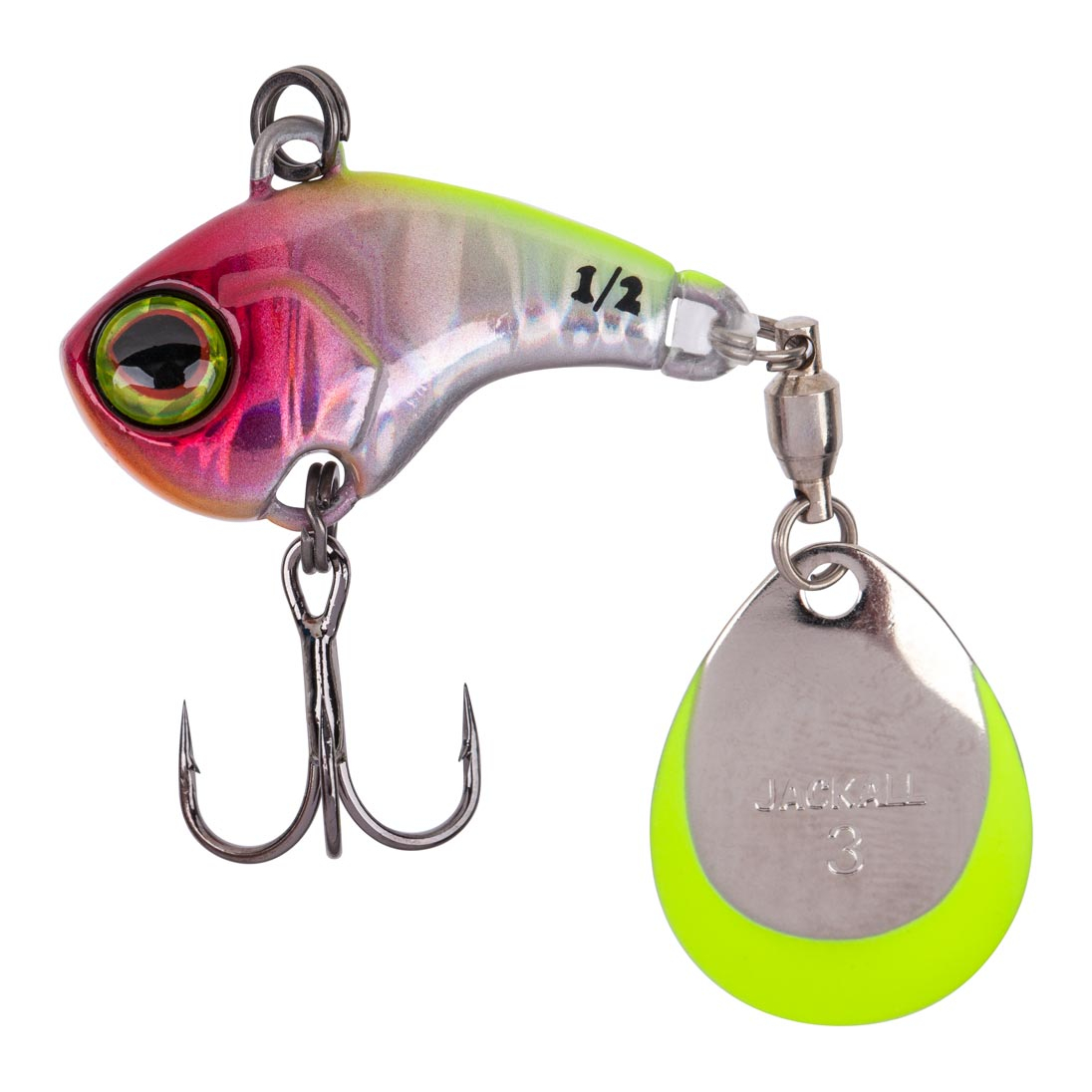 

Тейл-спиннер Jackall Deracoup 1/2oz 14g HL Clown