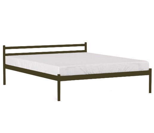

Полуторная кровать Метакам Comfort-1 металлическая 190x140 Коричневая