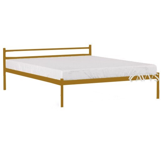 

Полуторная кровать Метакам Comfort-1 металлическая 200x120 Золото