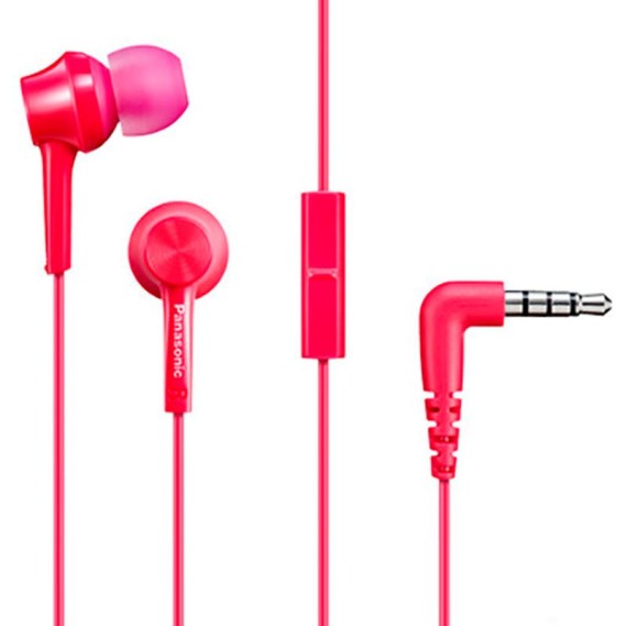 

Наушники Panasonic RP-TCM115GC-P Pink (mic + button call answering) (Розовый)