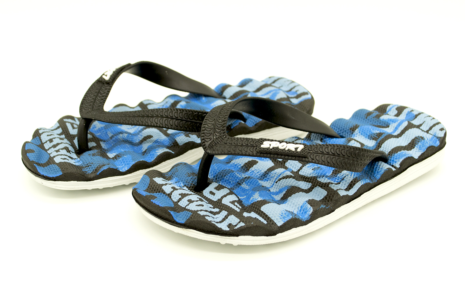 

В'єтнамки для хлопчика No brend синій (Y34 blue-black (30)