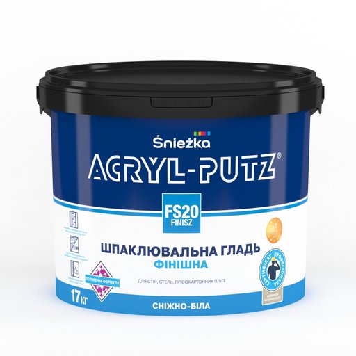 

Шпаклевка финишная Sniezka Acryl-Putz 17 кг (10298533)