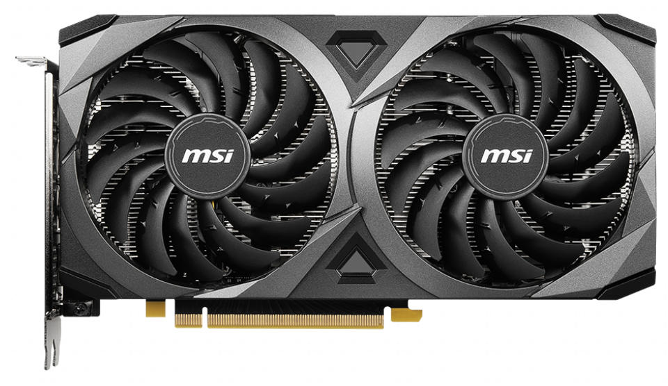 

Відеокарта MSI GeForce RTX 3060 Ti Ventus 2X 8G OCV1 LHR 8GB GDDR6 (256bit) (RTX 3060 Ti VENTUS 2X 8G OCV1 LHR) (6772314)