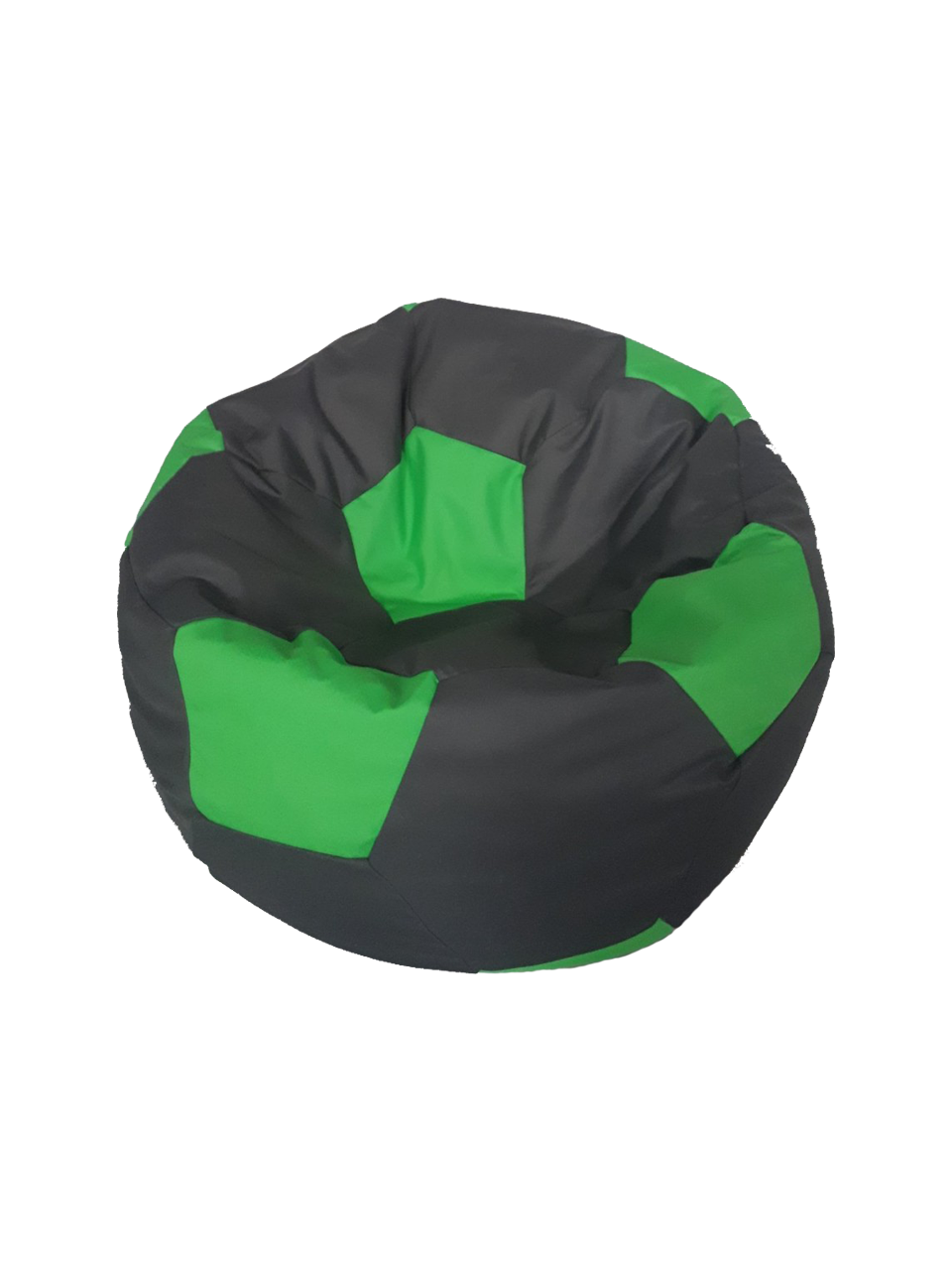 

Кресло-мешок Ecobag Мяч 130 Серый/Зеленый