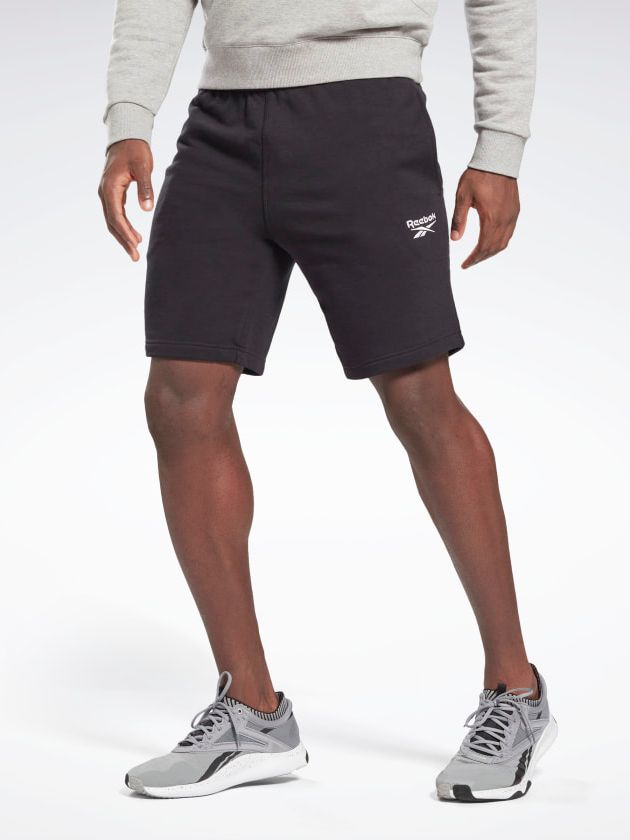 Акція на Шорти бавовняні короткі чоловічі Reebok Ri Ft Short GL3148 S Чорні від Rozetka