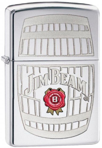 

Зажигалка Zippo Jim Beam Barrel Серебристая (Zippo 28421)