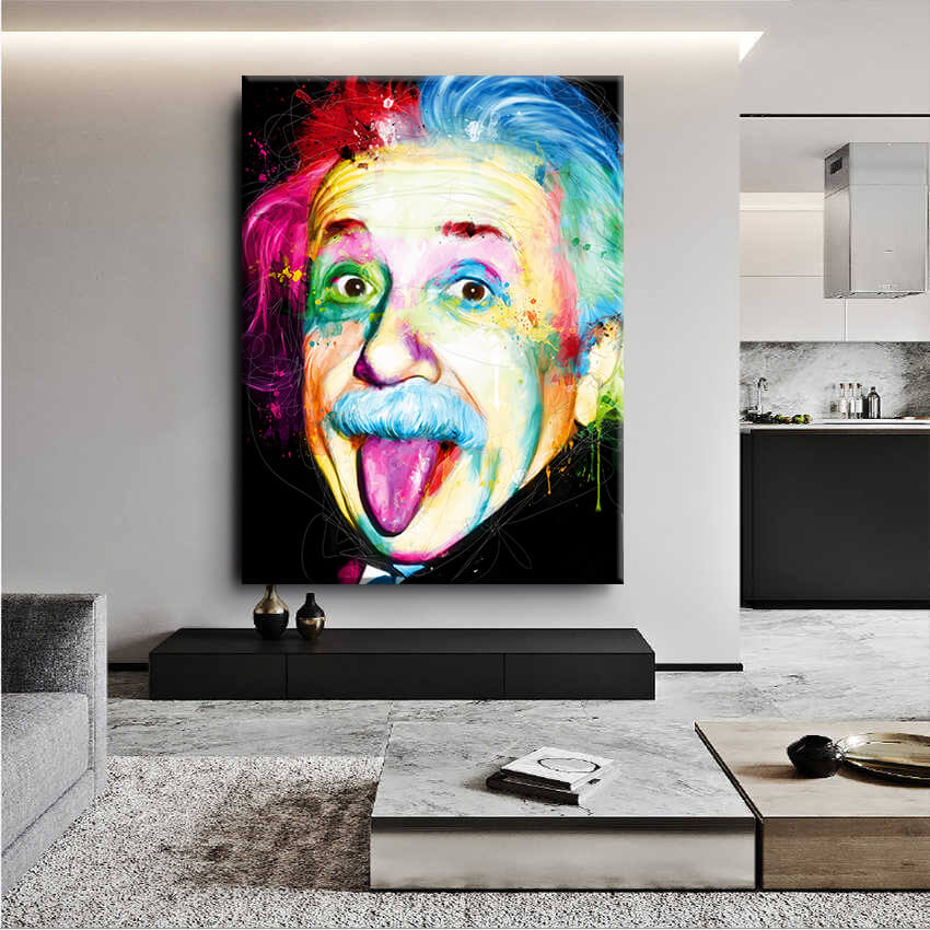 

Картина на холсте Личности Einstein 45х60 см.