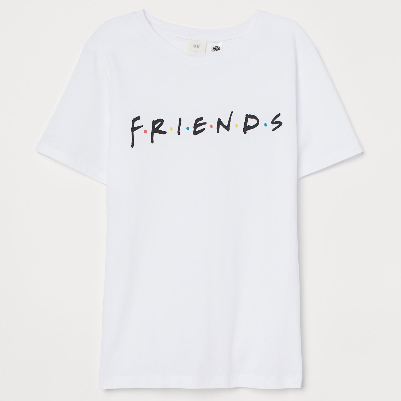 

Футболка H&M 0762470104  (175/116А) Белая/Friends, Футболка H&M 0762470104 XL (175/116А) Белая/Friends