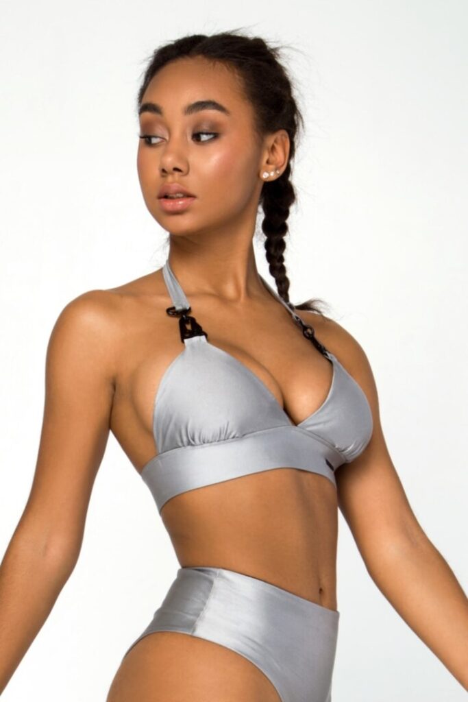 

Купальник Топ Designed for Fitness Moto Girl Silver  серый, Купальник Топ Designed for Fitness Moto Girl Silver L серый