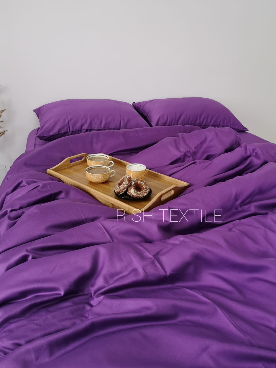 

Комплект постельного белья Botsi Home Сатин Dark Orchid 150x220 - 2 шт с простыней на резинке 180х200х25
