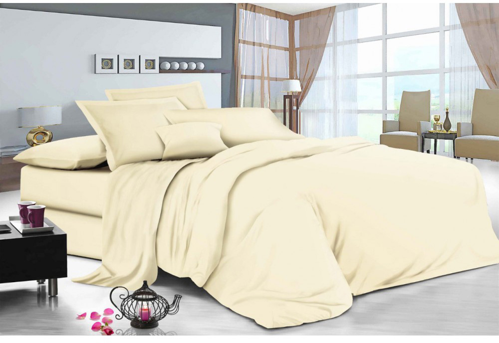 

Комплект постельного белья SoundSleep Manner Beige бязь евро