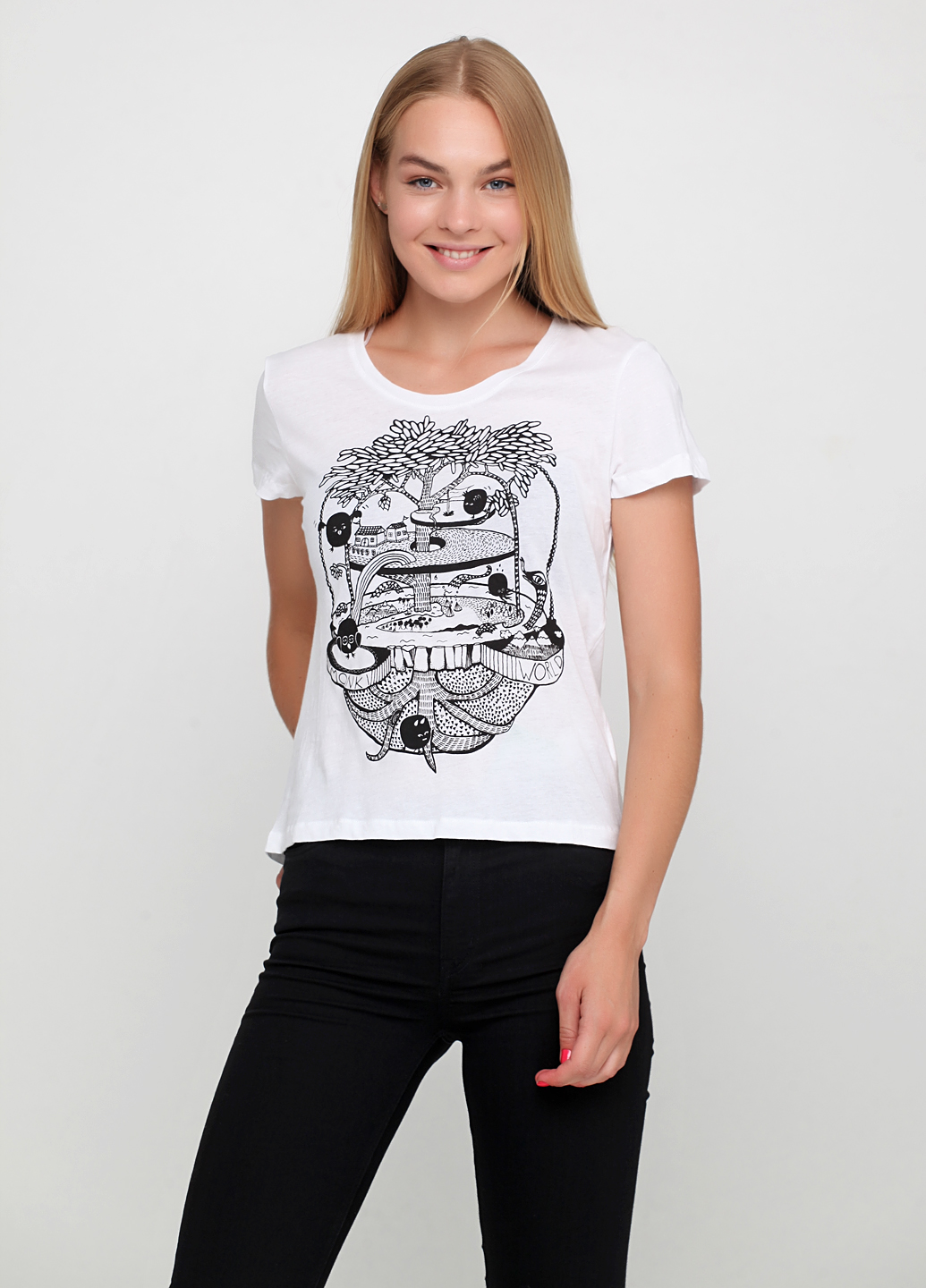 

Футболка Monki XXS Белый 622071_01