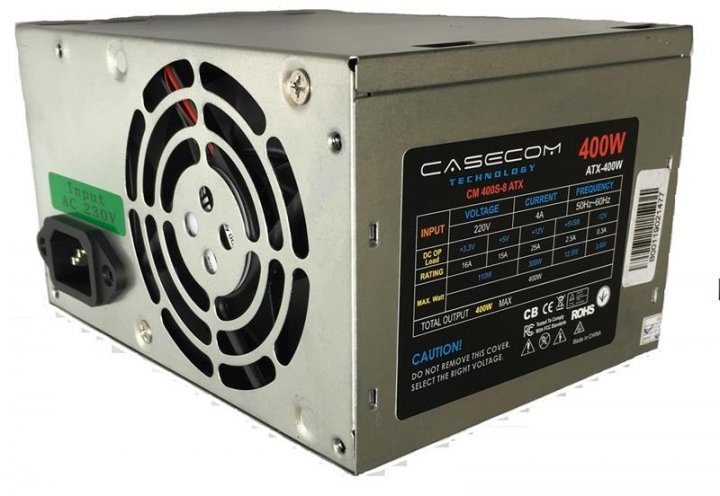 

Блок питания CaseCom (CM 400S-8 ATX) 400W 8Fan (CM 400S-8)