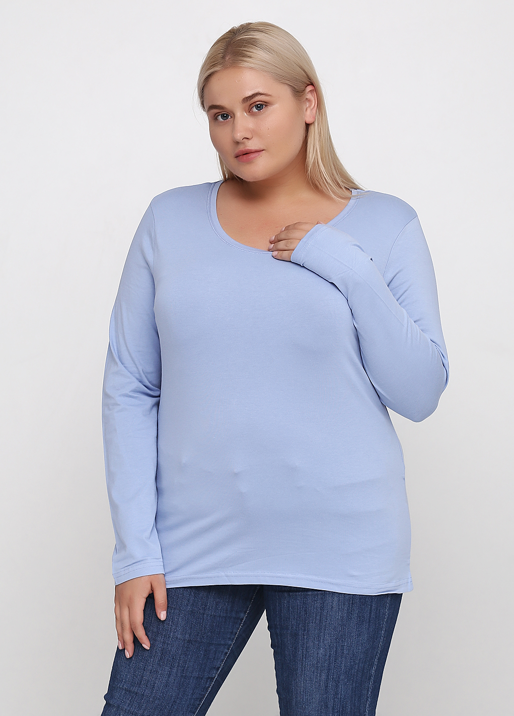 

Лонгслив Dolce Bella XXL Голубой 25563_голубой_01