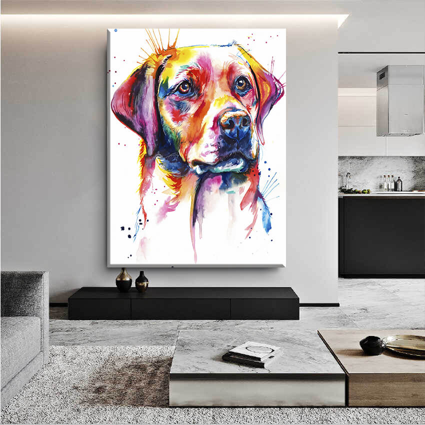 

Картина на холсте Животные Watercolor Labrador 45х60 см.