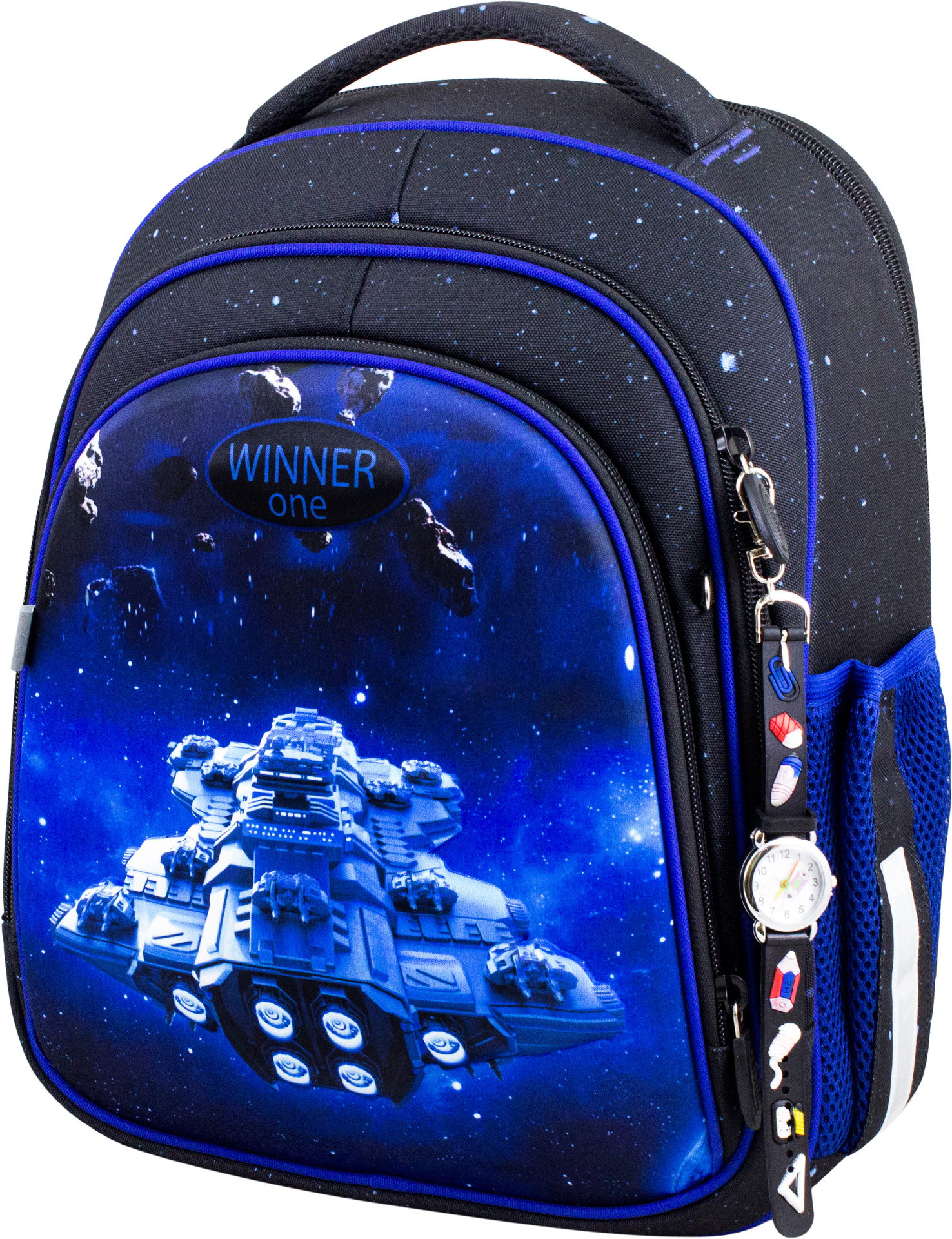 

Рюкзак школьный Winner Stile 5009 для мальчиков черный