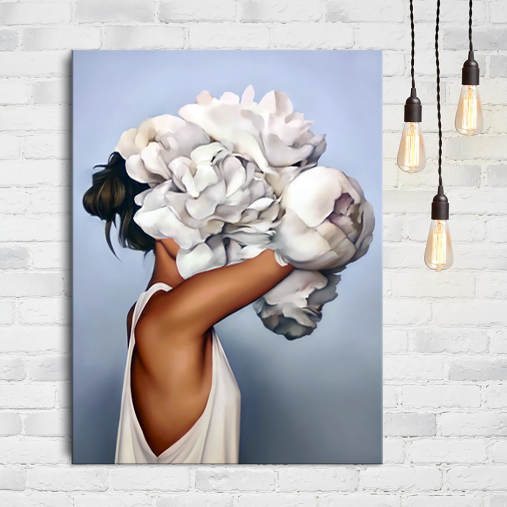 

Картина на холсте Для дома Flower White 45х60 см.