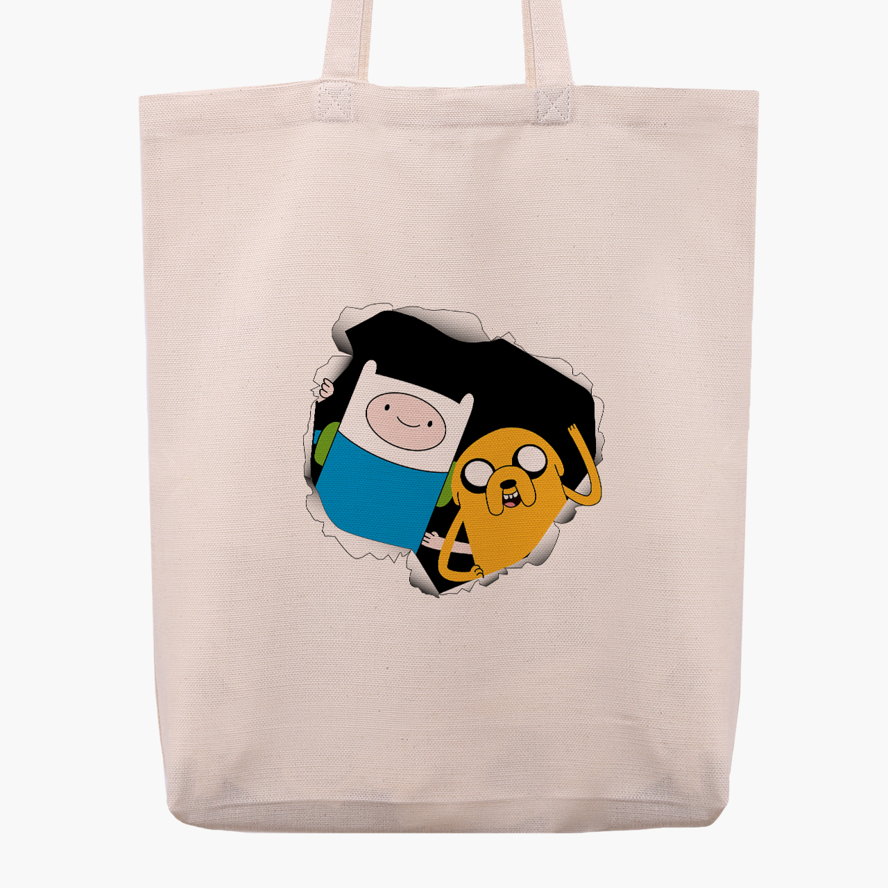 

Эко сумка шоппер Время Приключений Финн и Джейк пес (Adventure Time Finn & Jake the dog) (9227-1581) 41x35x8.5 см Бежевый