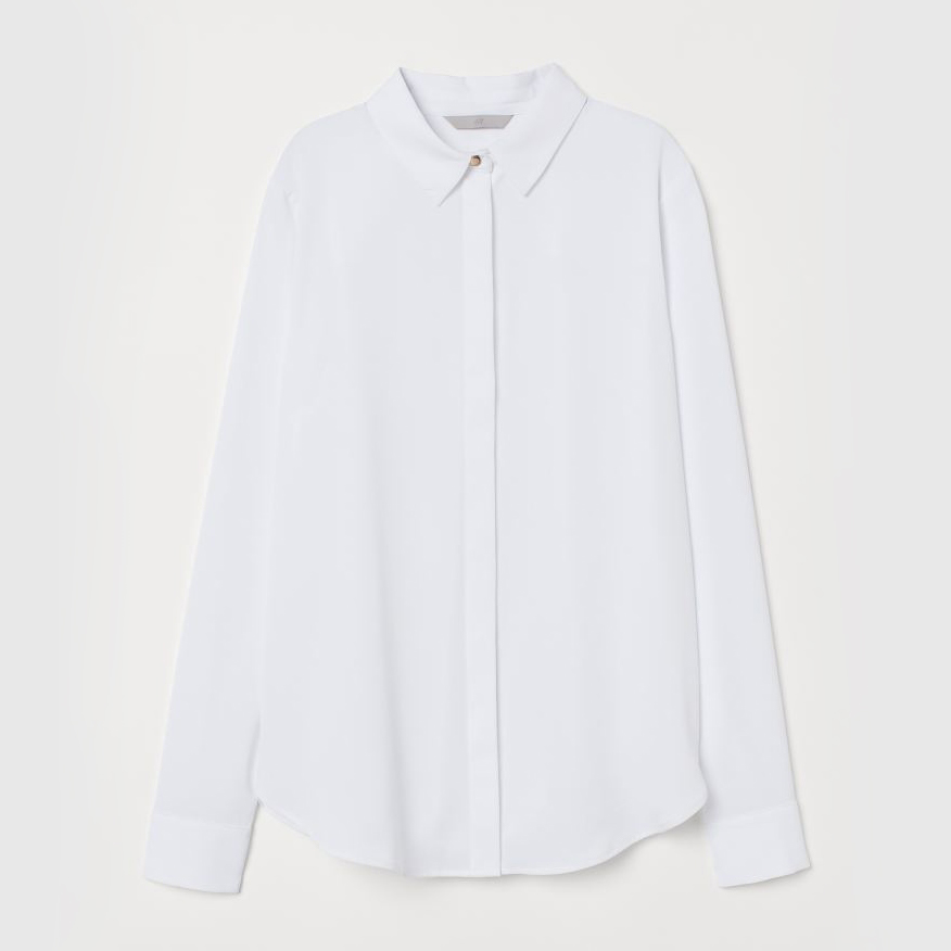 

Рубашка H&M 0695632002  (175/104А) Белая, Рубашка H&M 0695632002 46 (175/104А) Белая