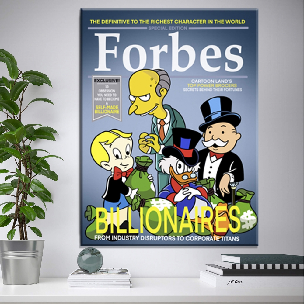 

Картина на холсте Деньги Billionaires 45х60 см.