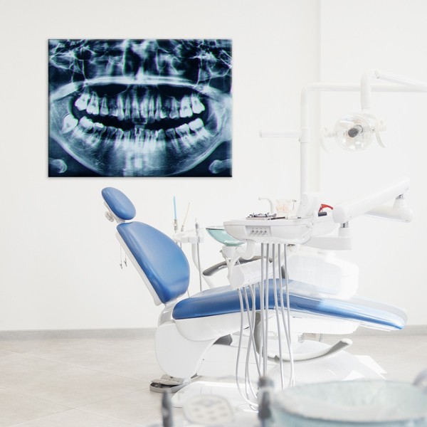 

Картина на холсте Стоматология X-ray Image 75х100 см.