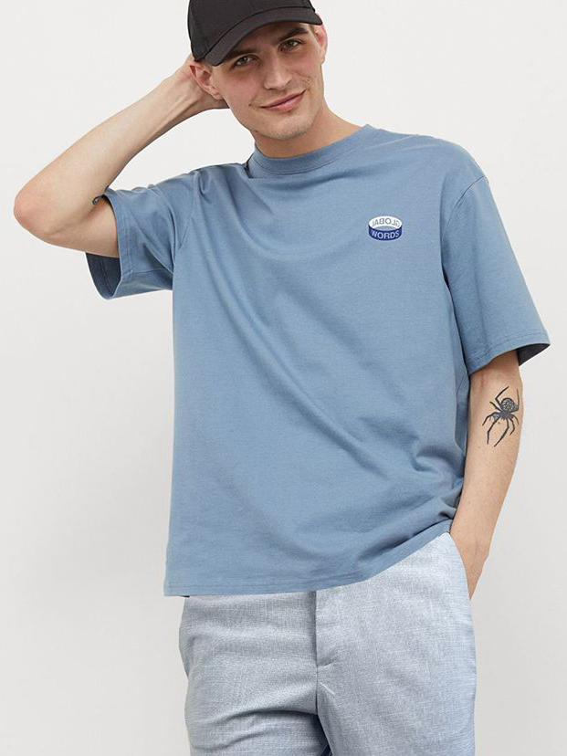 

Брюки H&M 946121b47  Голубые, Брюки H&M 946121b47 48 Голубые