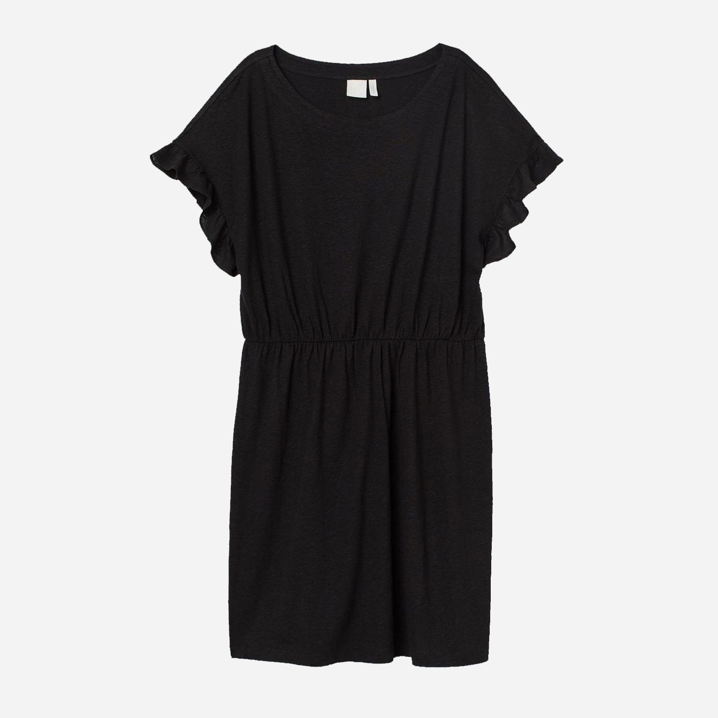 Акция на Сукня-футболка міні осіння жіноча H&M 0776885 S Чорна от Rozetka