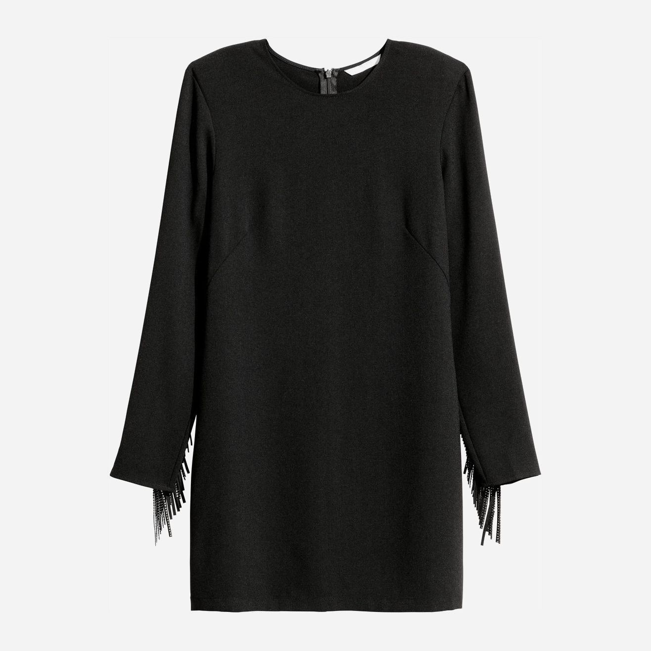 

Платье H&M 0602895  Черное с белым, Платье H&M 0602895 38 Черное с белым