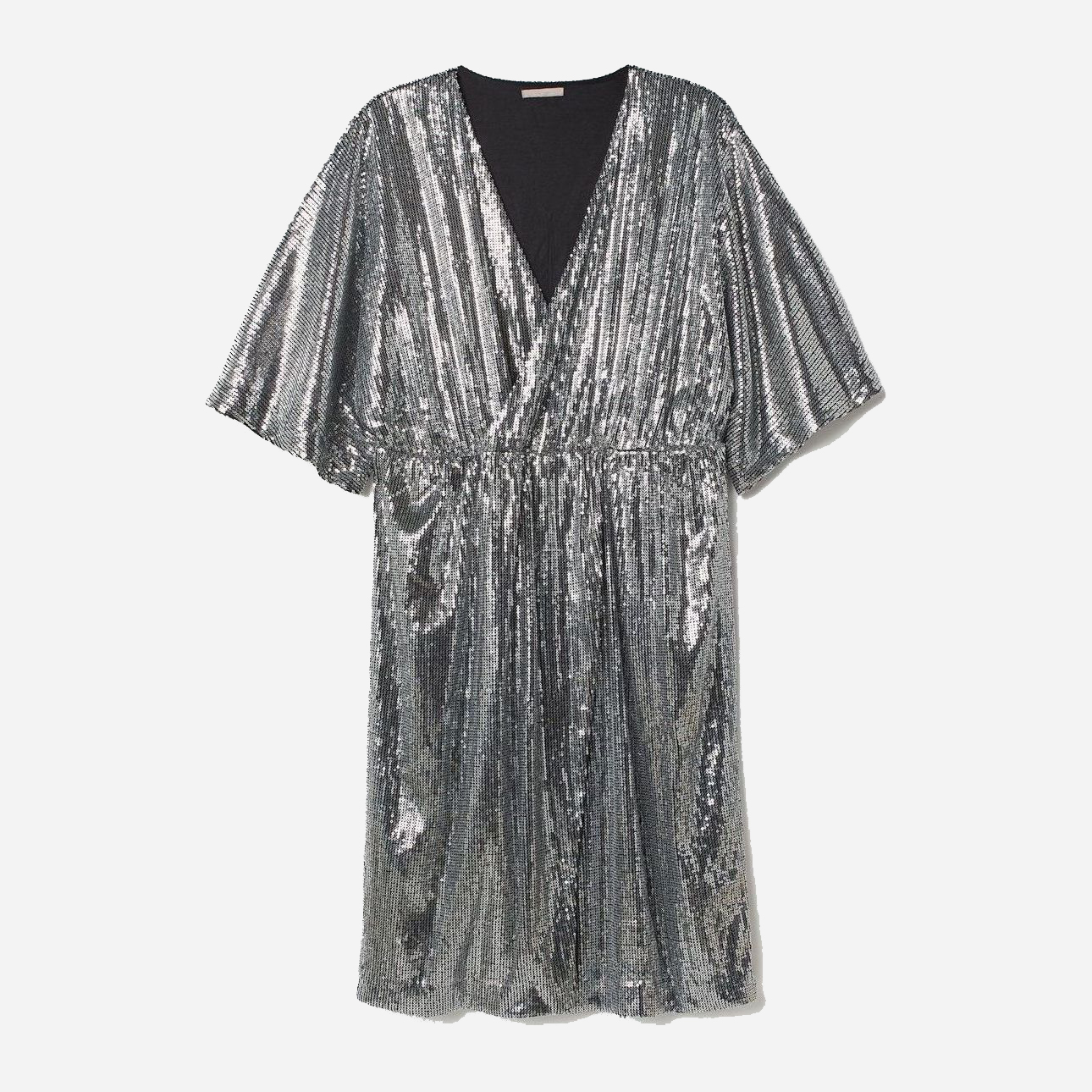 

Платье H&M 0653549  Серебристое, Платье H&M 0653549 56 Серебристое