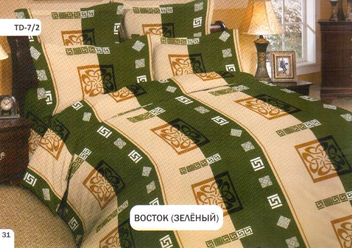 

Постельное белье комплект из Бязи "Восток (зеленый)". Размер Семейный, для Евро подушки (TIR_2141-416 S-EP)