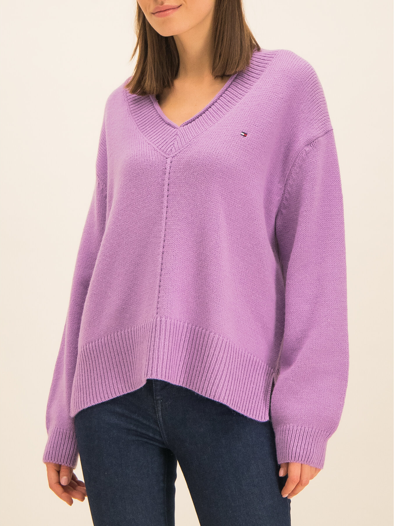 

Пуловер Tommy Hilfiger Cevie Mock-Nk WW0WW26817  Dusty Lilac, Пуловер Tommy Hilfiger Cevie Mock-Nk WW0WW26817 L Dusty Lilac