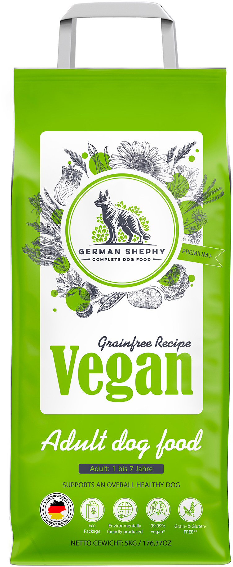 

Сухой корм для собак German Shephy веган 5 кг