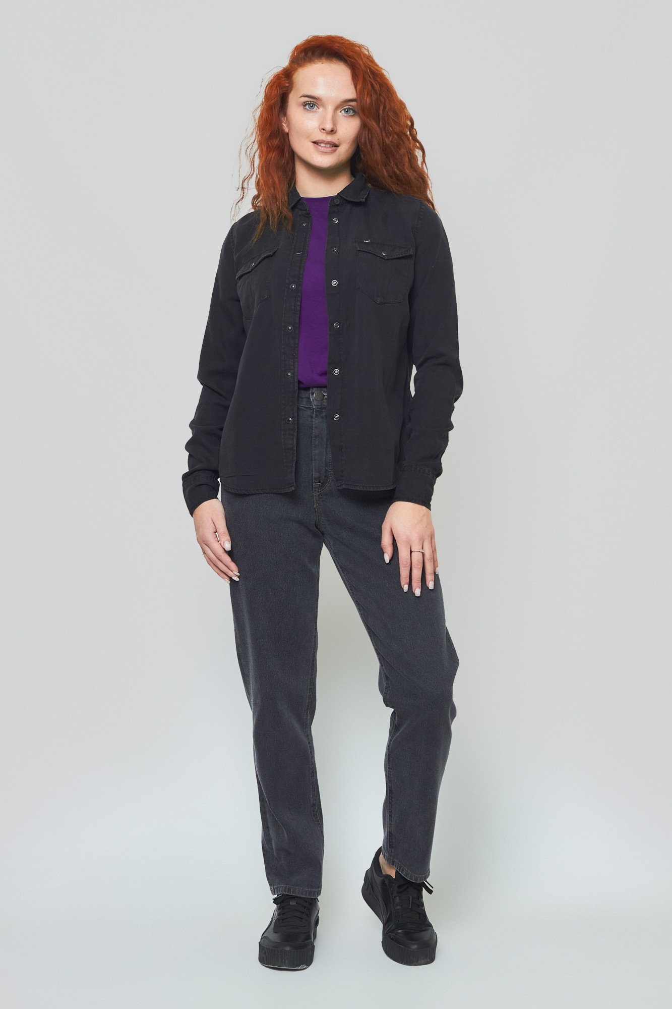 

Рубашка джинсовая Lee Regular Western Shirt Regular Fit Черный -00, Рубашка джинсовая Lee Regular Western Shirt Regular Fit Черный S-00
