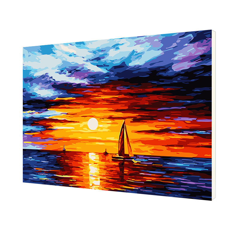 

Картина по номерам Пейзаж "Горизонт" 40-50 см. на деревянной основе