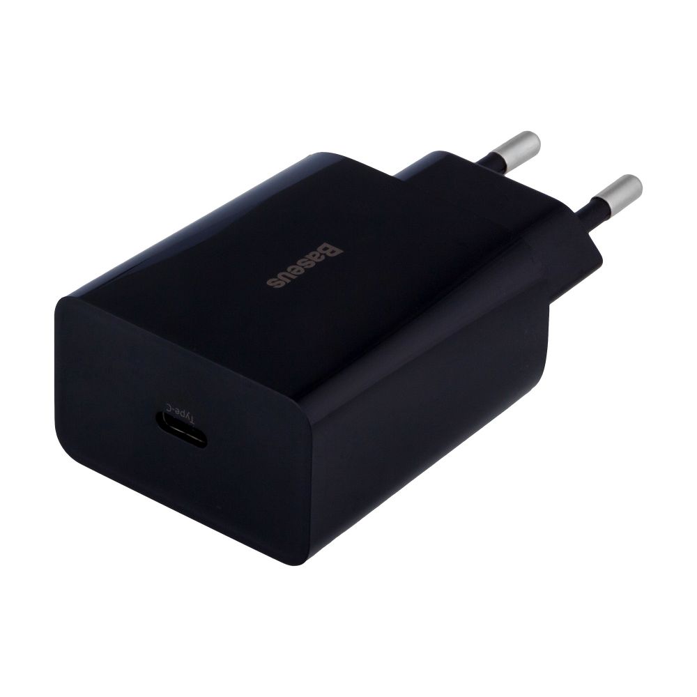 

Сетевое зарядное устройство Baseus Type C to Lightning PD с максимальной мощностью 18W TZCCFS-F Черный цвет