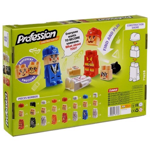 

Конструктор PROFESSION Юника 71658 8 фигур