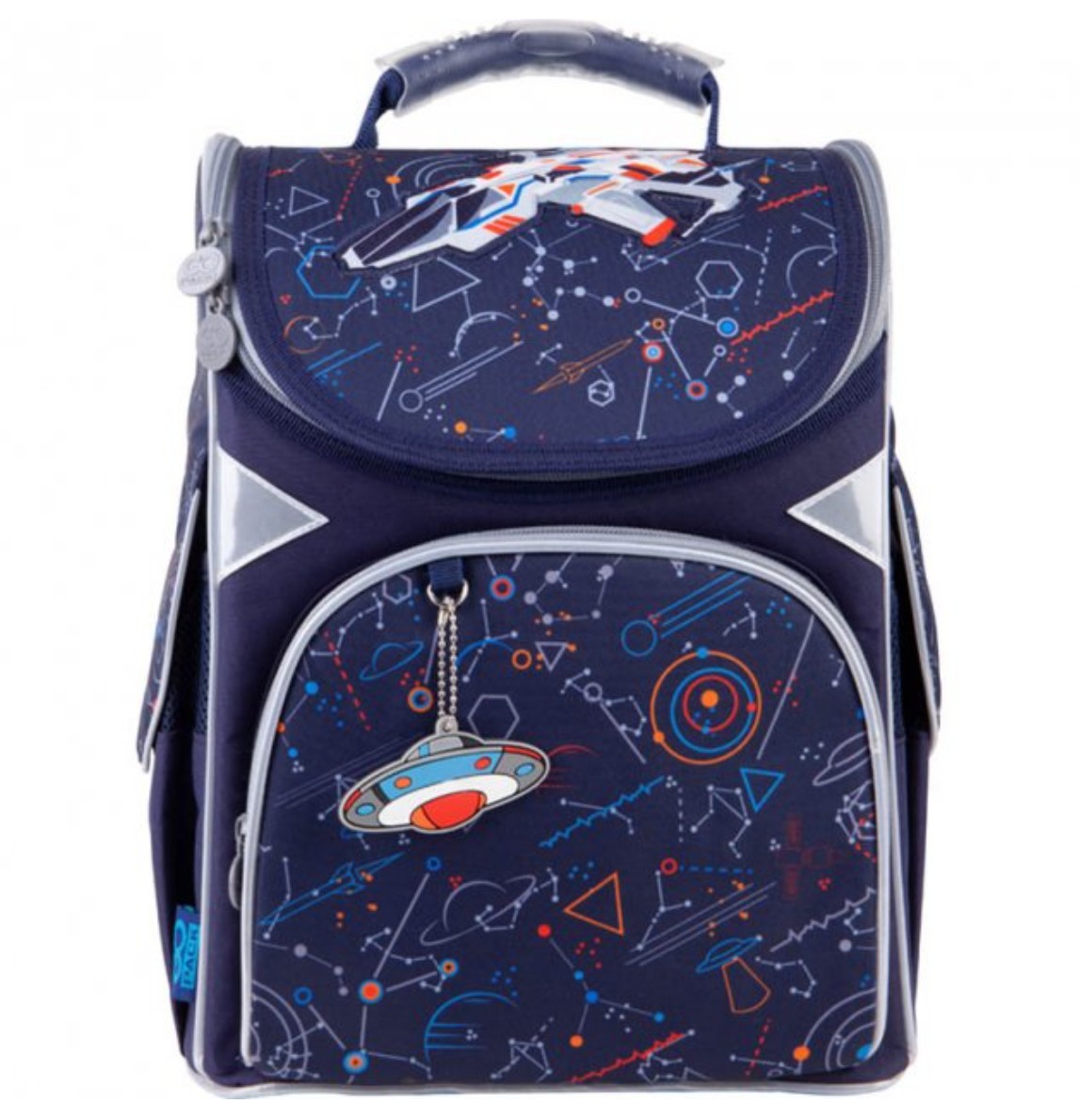 

Рюкзак школьный GoPack Education каркасный Spaceship 34x26x13 см синий (GO21-5001S-10)