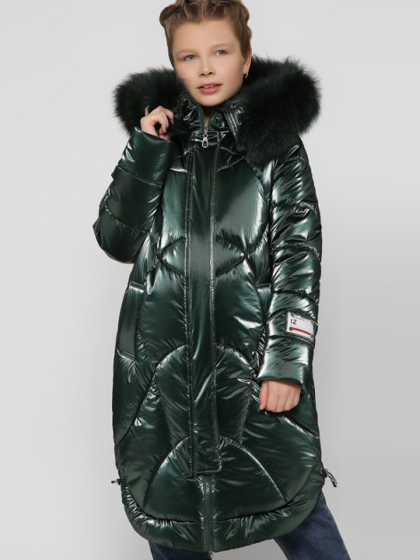 

Зимнее пальто-пуховик X-Woyz DT-8302-30 110-116 см Изумрудное