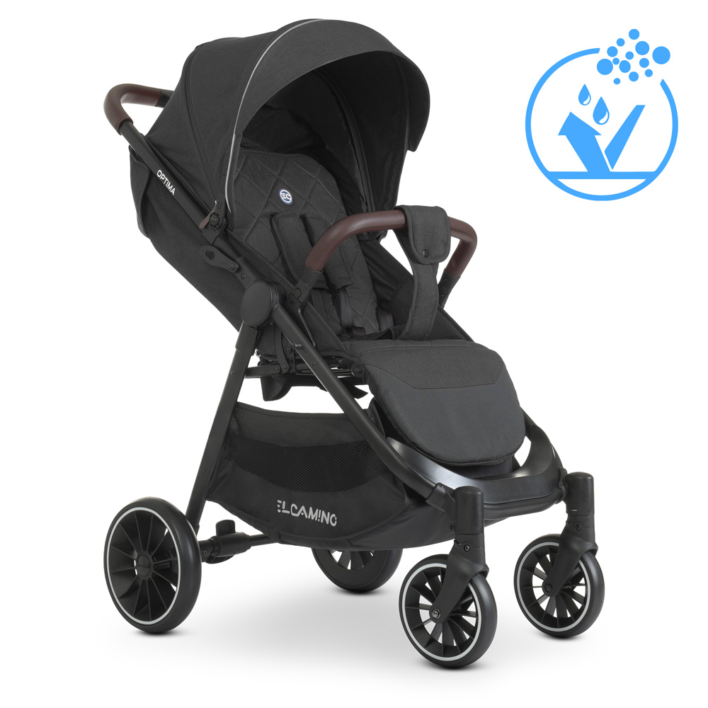

Прогулочная коляска El Camino Optima Dark Gray (ME 1083)