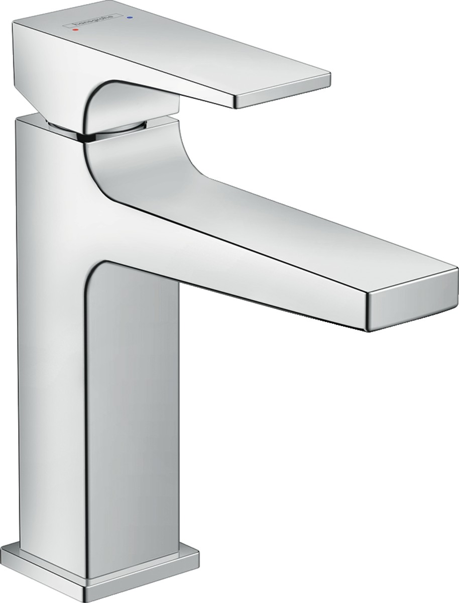

Смеситель для раковины HANSGROHE Metropol однорычажный, с рычаговой рукояткой, со сливным клапаном Push-Open 32507000