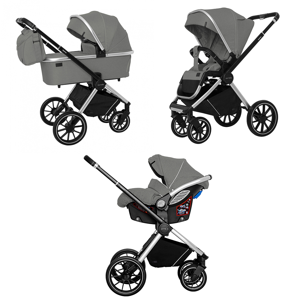 

Коляска універсальна CARRELLO Optima CRL-6504 (3in1) Mirror Grey /1/