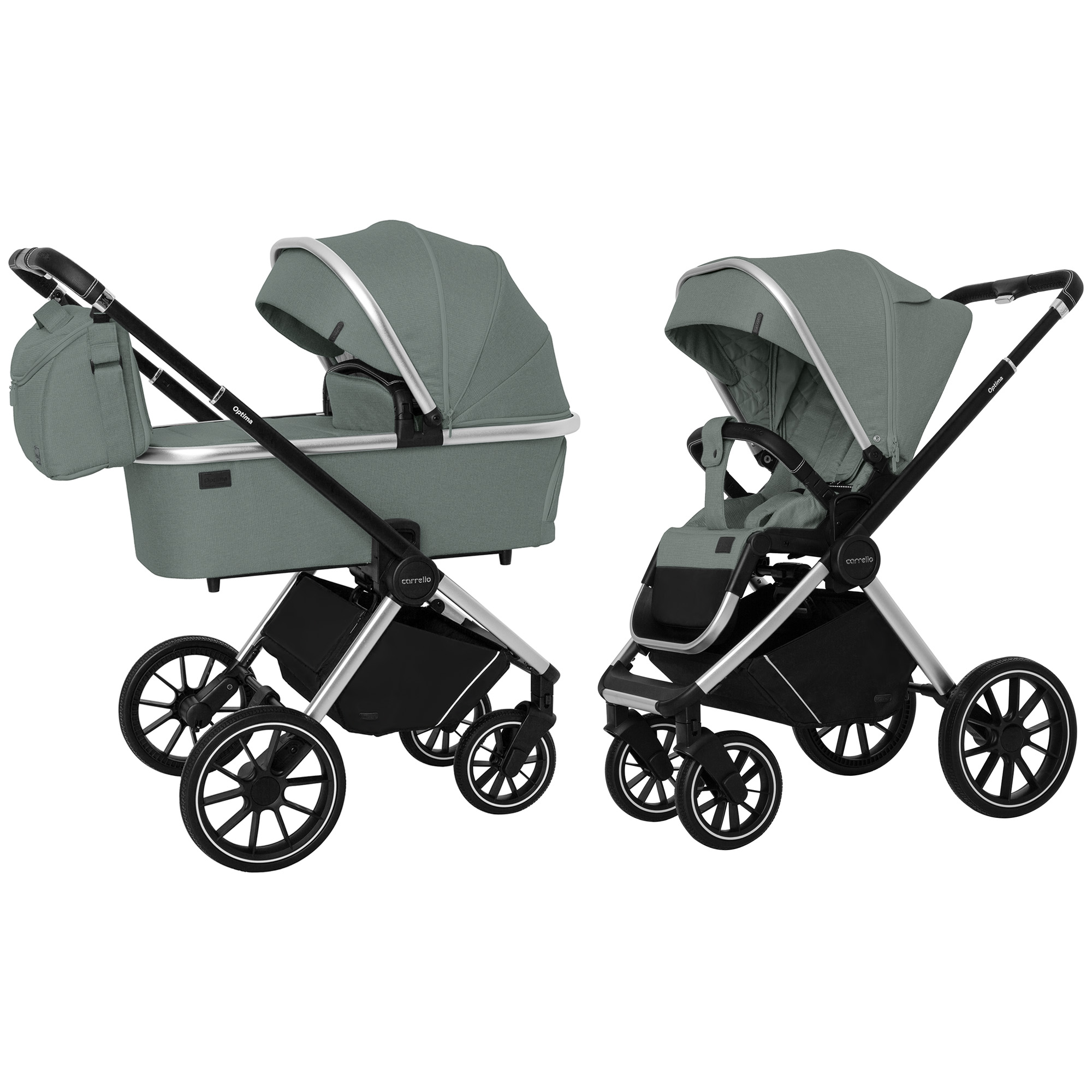 

Коляска універсальна CARRELLO Optima CRL-6503 (2in1) Nordic Green /1/