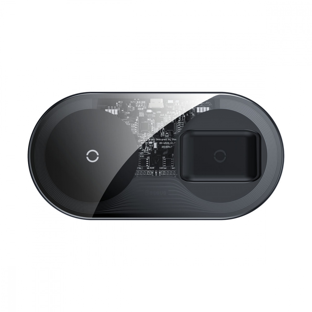 

Беспроводное зарядное устройство Baseus Simple 2in1 18W Pro Edition transparent