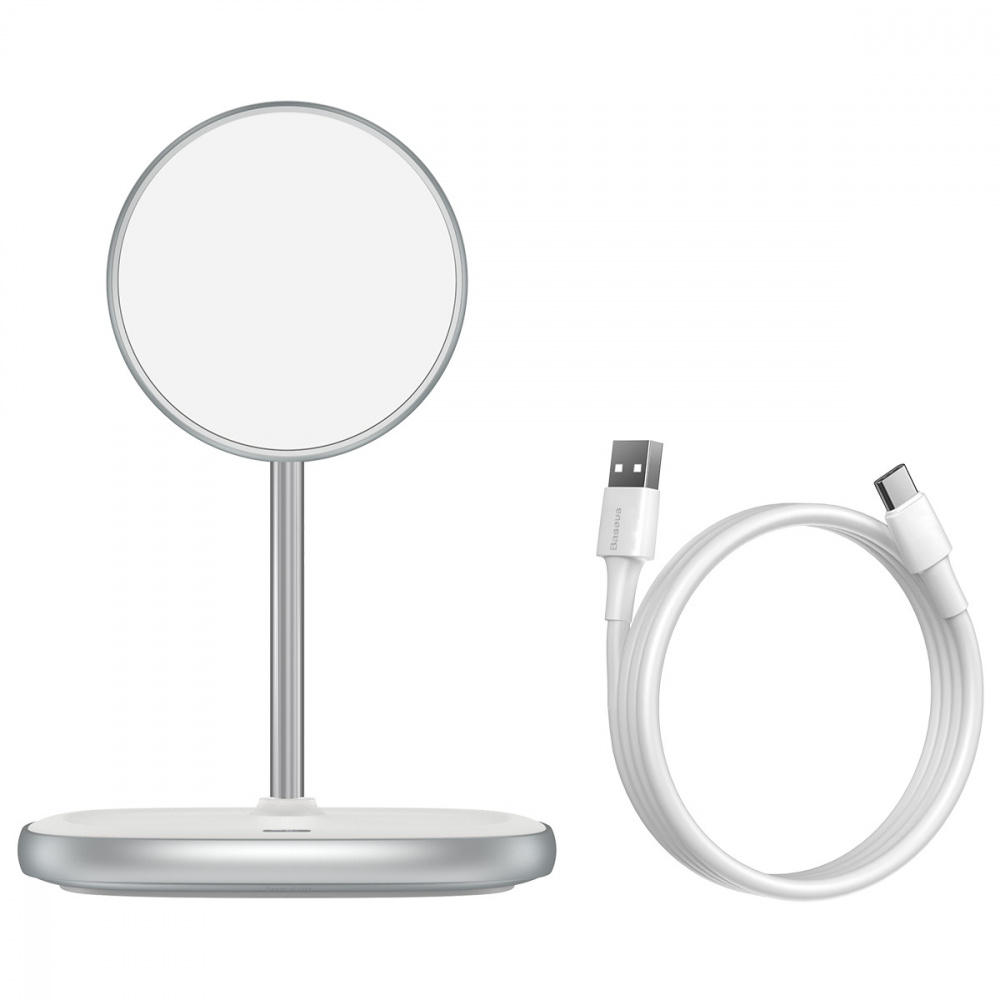 

Беспроводное зарядное устройство Baseus Swan Magnetic 15W white