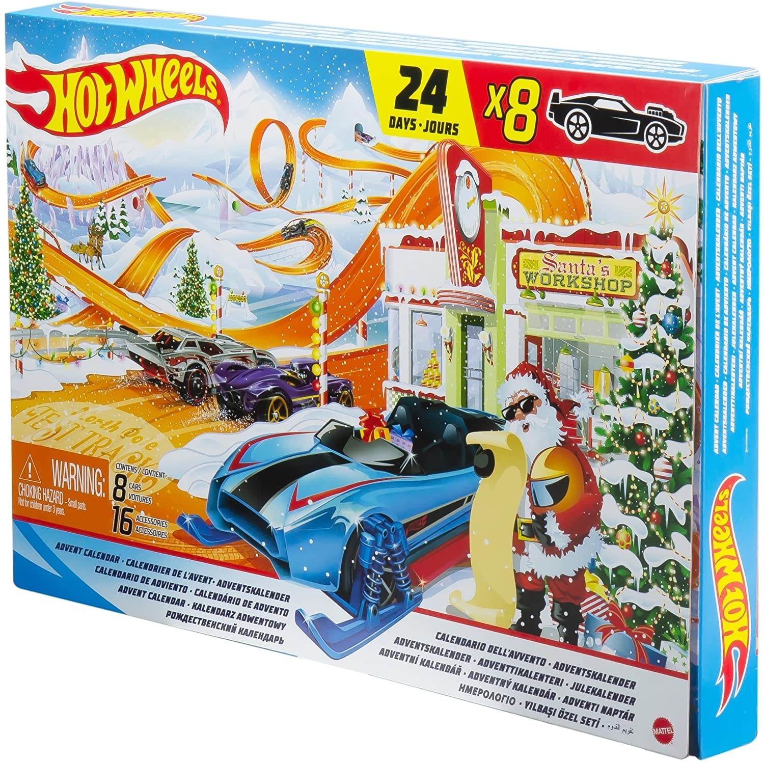 

Игровой набор Hot Wheels Advent Calendar Адвент календарь (GTD78)